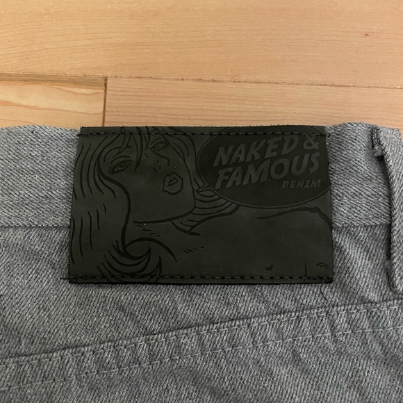 Men's Naked and Famous Jeans Arctic Selvedge 32x28 Weird Guy Fit - Picture 3 of 7